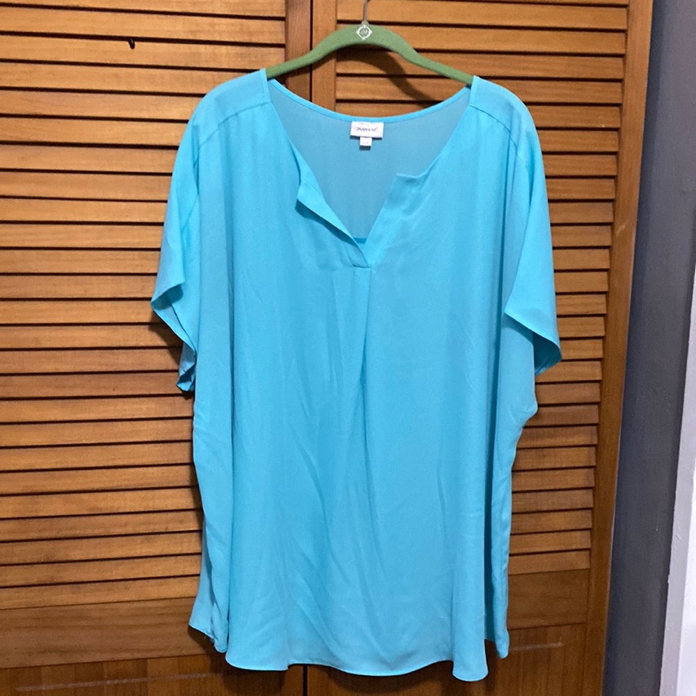 Avenue Teal blouse size 22/24